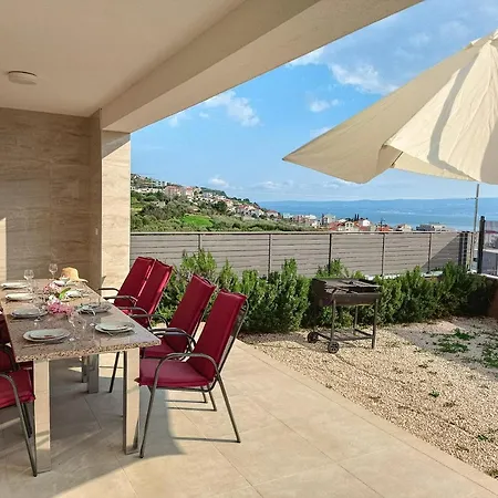 Modern With Jacuzzi, Beautiful Sea View, Near Split! 36a Villa *