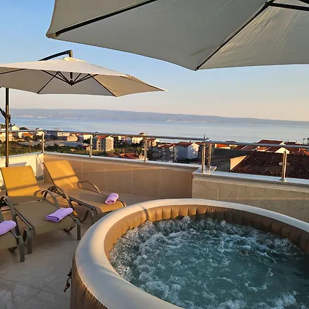 Modern With Jacuzzi, Beautiful Sea View, Near Split! 36a * Podstrana